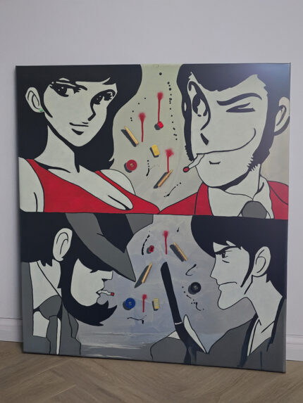 “FINO ALLA FINE” acrilico su tela polimaterica - ANNO 2026 - 100 x 100 cm