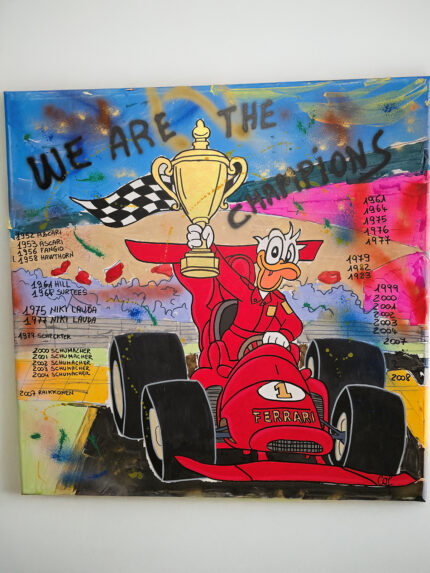 “CHAMPIONS” Acrilico su tela - ANNO 2026 - 100 x 100 cm